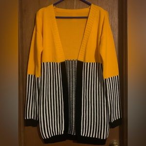 Bold Striped Cardigan - M/L
